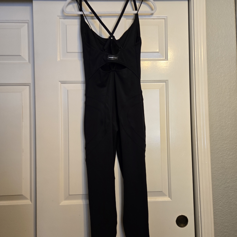 Women's Black Jumpsuit - Picture 11 of 13